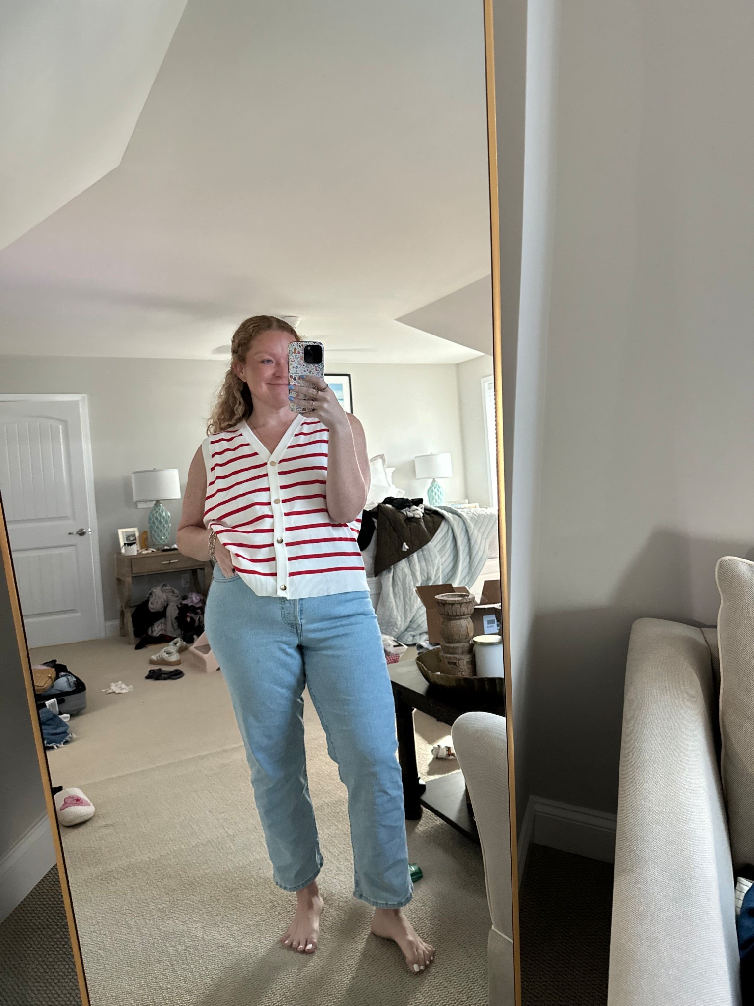 Obsessed with this sweater next for spring! The gold details are so chic and it’s super comfortable 

#LTKPlusSize #LTKMidsize #LTKSeasonal