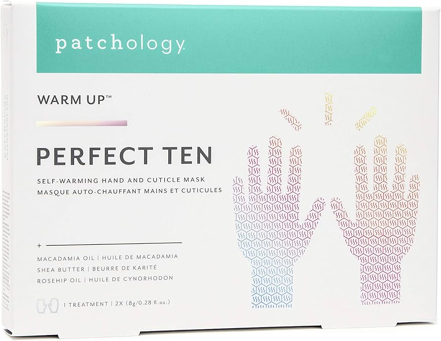 Patchology Perfect Ten Hand & Cuticle Mask with Shea Butter, Coconut Oil, Vitamin E and Soothing ... | Amazon (US)