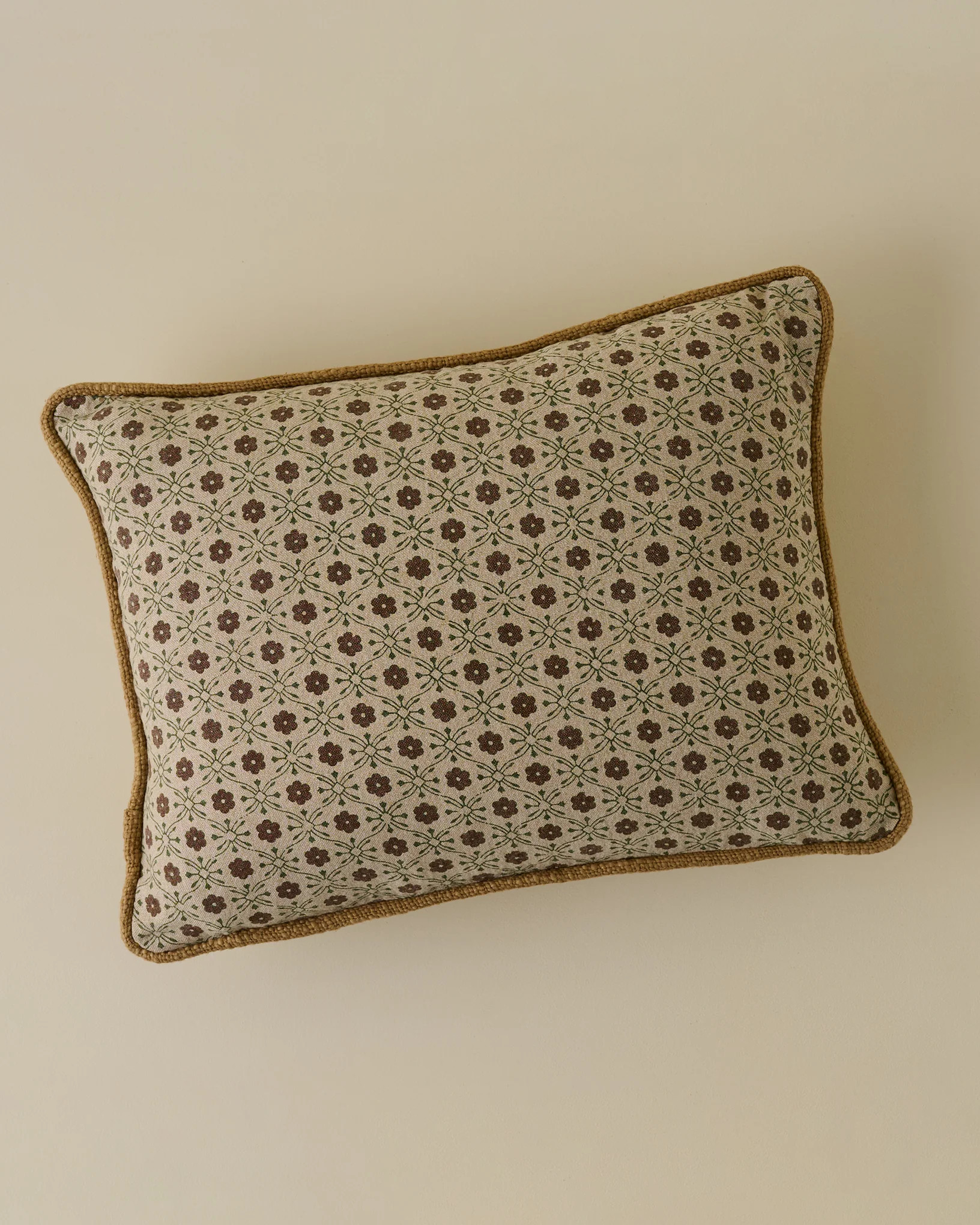 Thea Clay Block Print Pillow w/ insert, 12x16 | Magnolia