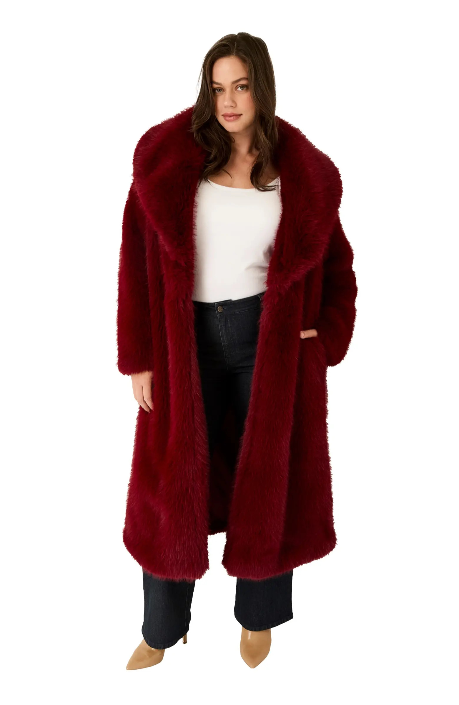 Shaggy Faux Fur Coat | Nordstrom
