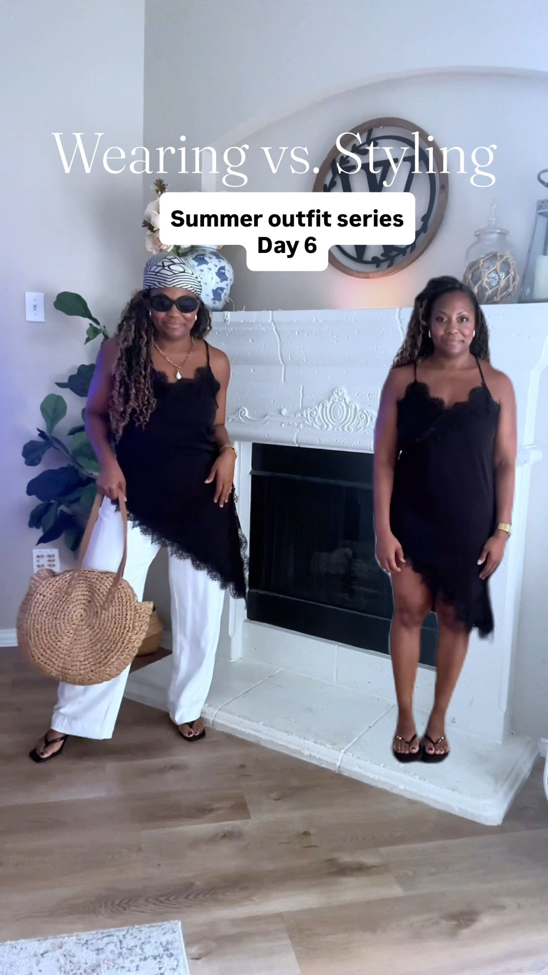 Summer outfit ideas day 6!
Great for vacation, brunch, and elevated casual summer events🤍🐚🖤

Absolutely loving this asymmetrical lace blouse. Perfect if you want something feminine sassy but not too tight. 

I paired it with my favorite curve Love white pants from @abercrombie and I also added some great white pants options from @Target as a substitute as well!

#LTKootd #LTKgrwm #LTKTravel