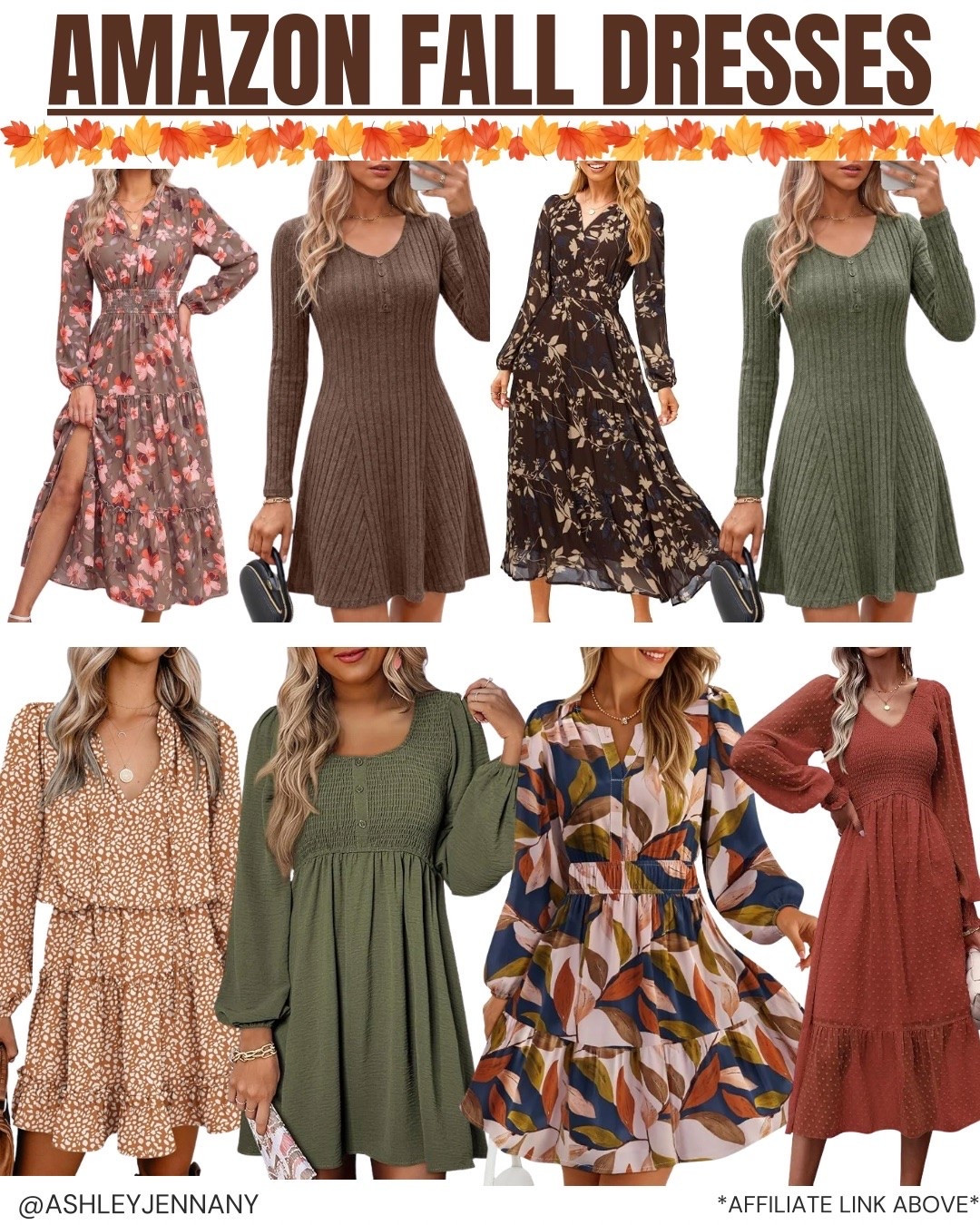 Fall dresses

#LTKSeasonal #LTKootd #LTKMidsize