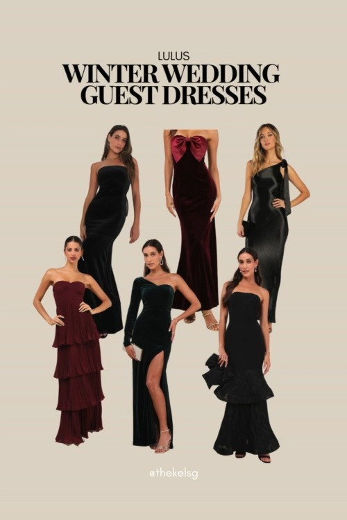 winter wedding guest dresses from lulus ❄️💍wedding guest dresses, winter wedding guest, winter wedding style, wedding guest style, winter wedding guest dress 

 #LTKHoliday #LTKSeasonal #LTKWedding
