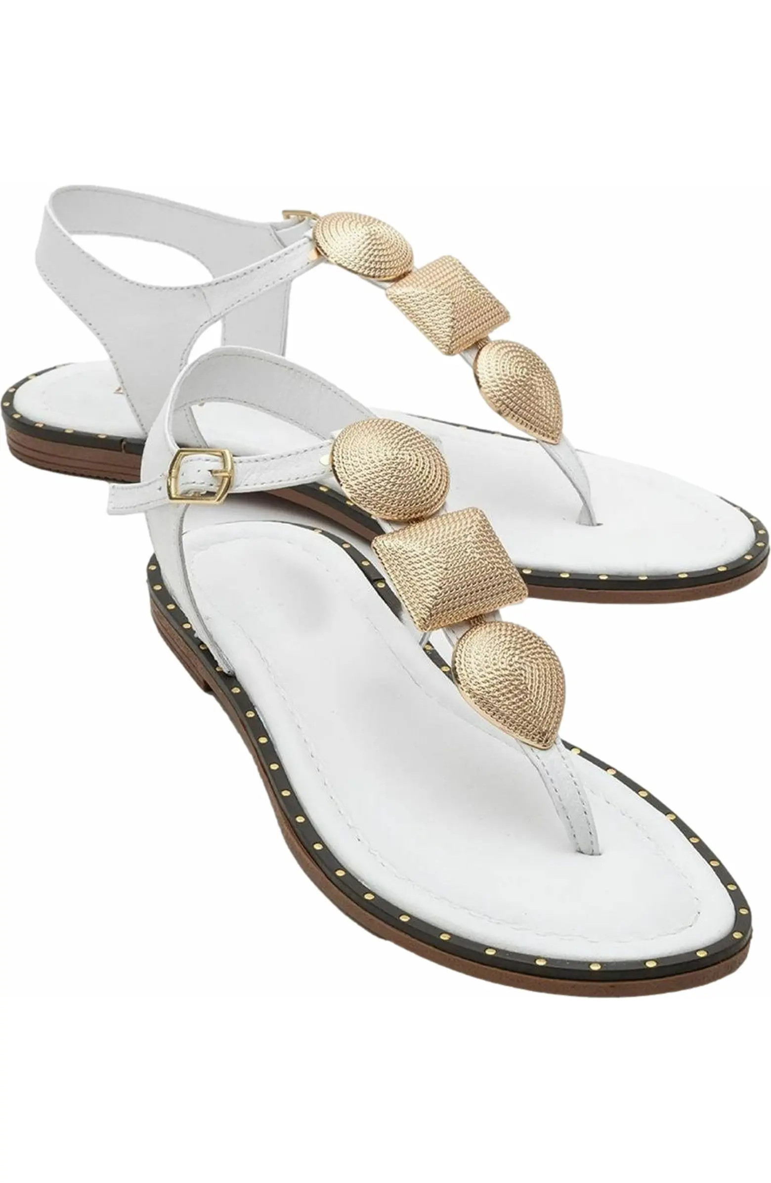 Forever & Always Shoes Giulia Leather Flat Sandal (Women) | Nordstrom | Nordstrom
