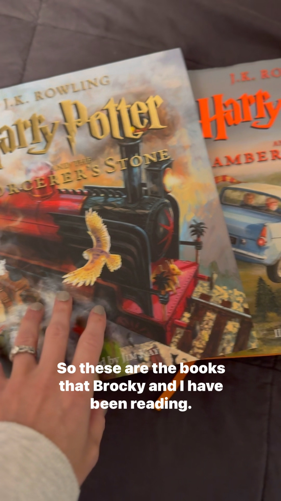 If you’re thinking about starting the Harry Potter series with your kids, I highly recommend getting the illustrated editions! They’re so fun for everyone and really keep the kids engaged — not that they’d ever lose interest in Harry Potter anyway! ⚡📚✨

#LTKHalloween #LTKFamily #LTKKids