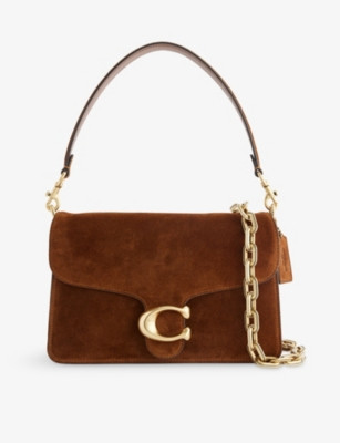Tabby Two-Compartment Leather-Suede Shoulder Bag | Selfridges