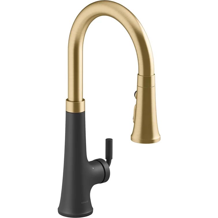 Tone Pull Down Touchless Single Handle Kitchen Faucet with Accessories | Wayfair North America