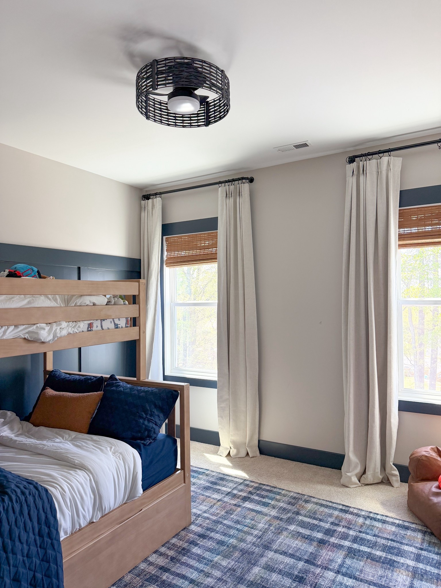 I DIY’d this “fandelier” for my sons room! I looked for hours for a black rattan fan and light combo but i could not find one i loved. I ended up spray painting this one matte black and couldnt be happier! It turned out so good for my son’s room!
The light also changes colors and the fan works so well, my kids love it!
#amazonfind #diylighting #boysroom fandelier ceiling fan

#LTKmomlife #LTKHome