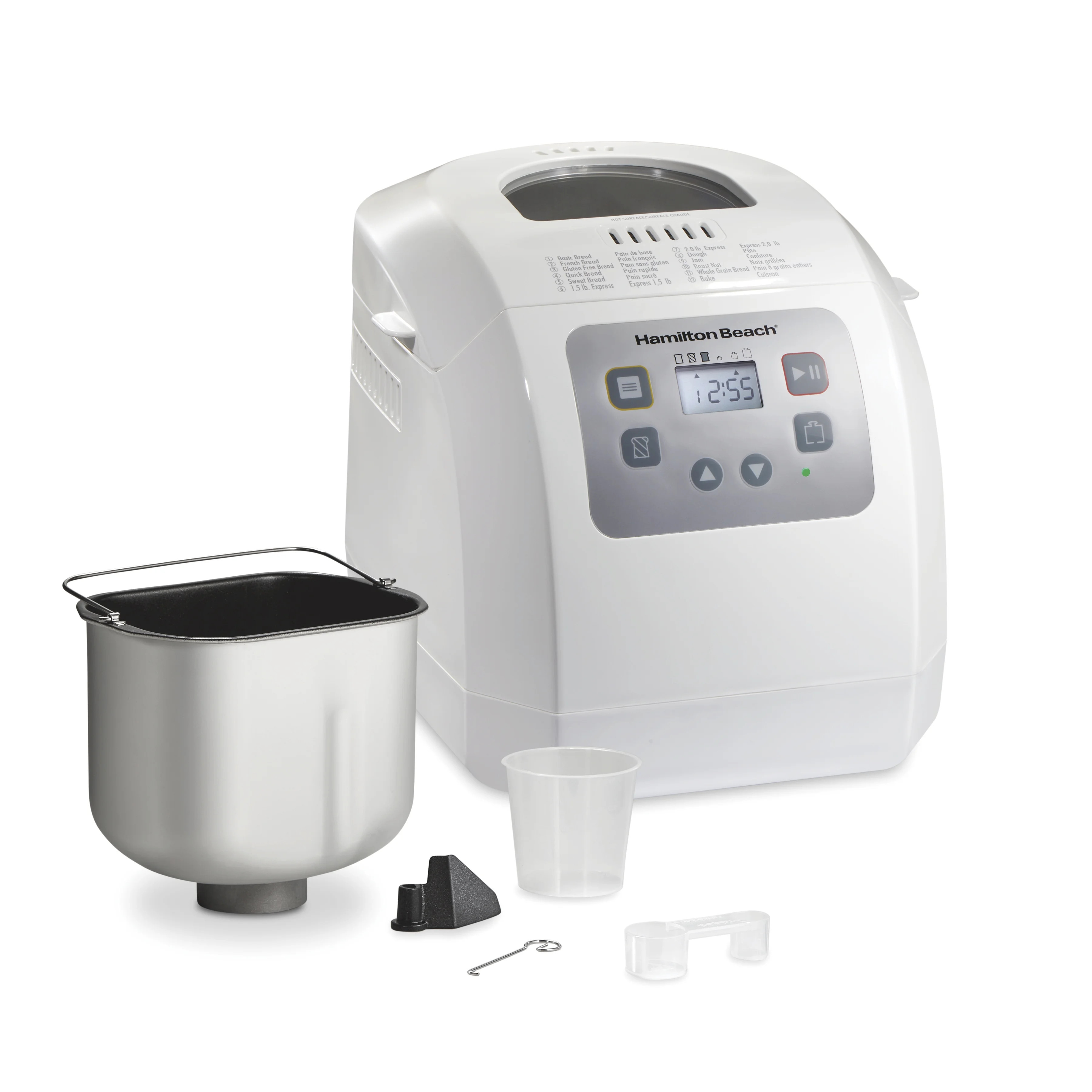 Hamilton Beach Bread Maker Machine, Digital, Programmable, 12 Settings Plus Gluten Free, 2 lb Cap... | Walmart (US)