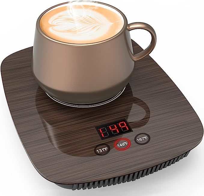 Mug Warmer,Coffee Warmer for Desk,Electric Cup Warmer with Three Temperature Settings,Coffee hot ... | Amazon (US)