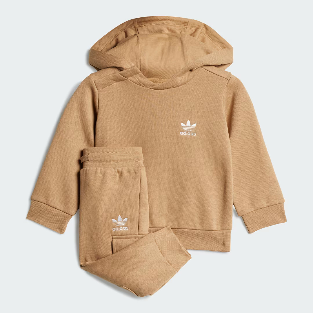 adidas Hoodie Cargo Set Kids Brown 6M Kids - Originals Hoodies & Sweatshirts | adidas (US)