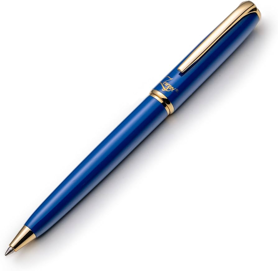 ZenZoi Blue Ballpoint Pen – Premium Pen for Men or Women w/Gold Trim. Smooth Writing Schmidt In... | Amazon (US)