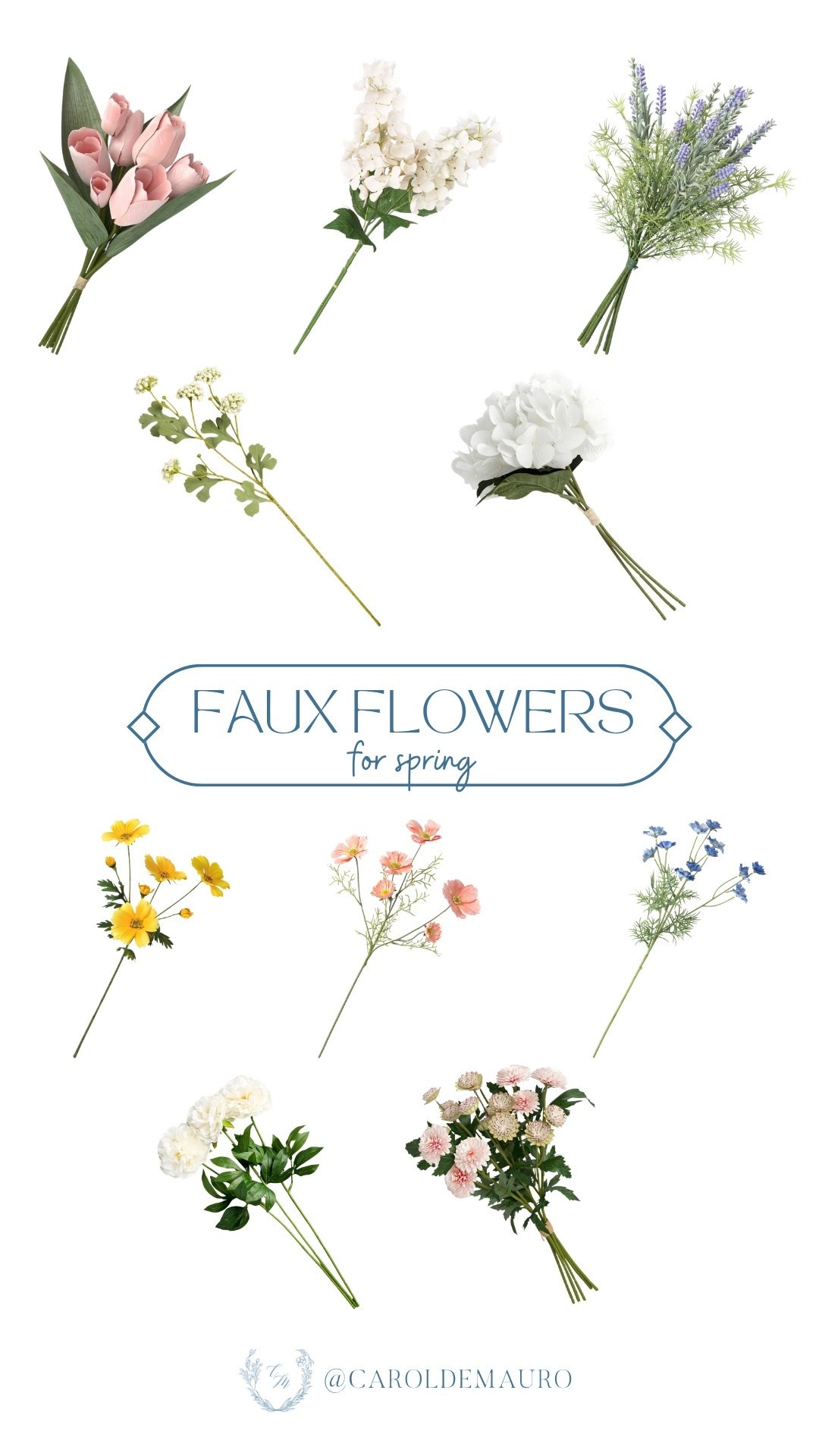 Get your space spring-ready with this lovely mix of faux florals from classic tulips, hydrangeas, and cheerful yellow daisies! These realistic stems, along with the lavender and cosmos, are the best way to add a pop of color to any room.

target home, decor finds, floral design, living room inspo, interior design, flower arrangement, artificial flowers, affordable decor

#LTKSeasonal #LTKU #LTKHome
