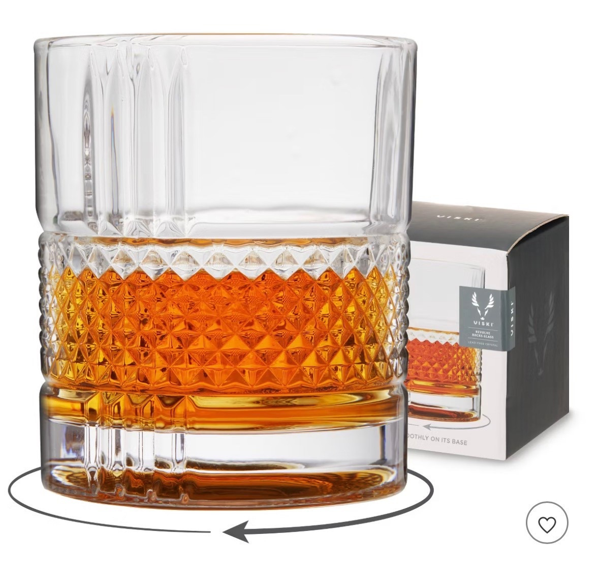 Elevate your home bar with these spinning whiskey glasses! On sale at target 

#LTKHome #LTKSpringSale