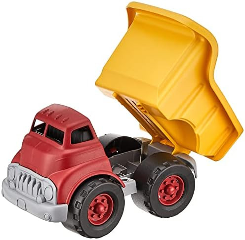 Green Toys Dump Truck, Red/Yellow CB - Pretend Play, Motor Skills, Kids Toy Vehicle. No BPA, phth... | Amazon (US)