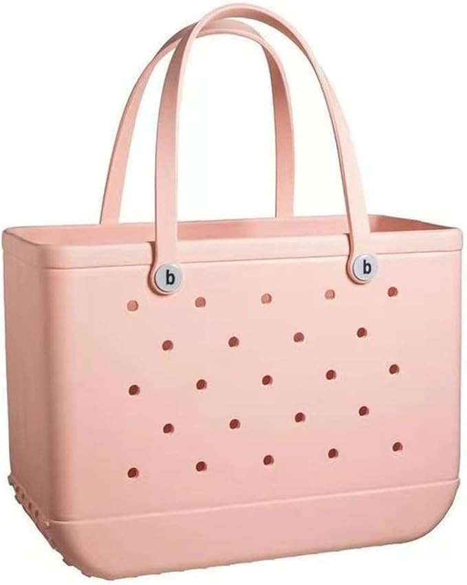 Rubber Tote Bag, Large Beach Bag, Waterproof Sandproof Outdoor Tote Bag, Portable Travel Bag, Bea... | Amazon (US)