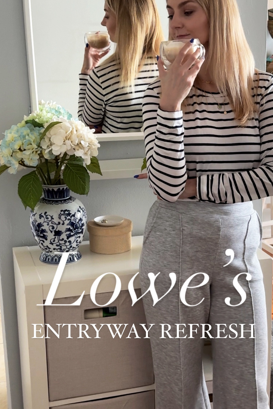 I found all the essentials to spruce up my space at @loweshomeimprovement #LowesPartner #ad 🌸 I swapped out my old shoe cubes for sleek new storage options, and I couldn't help but fall in love with these stunning ceramic blue and white vases that add the perfect pop of color and elegance. 🏺💙
#HomeRefresh #EntrywayInspo #LowesFinds #SpringRenewal #DecorGoals 