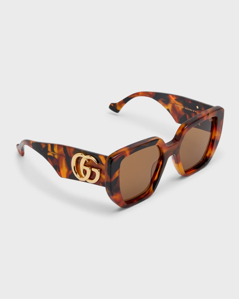 Gucci Oversized Square Acetate Sunglasses | Neiman Marcus