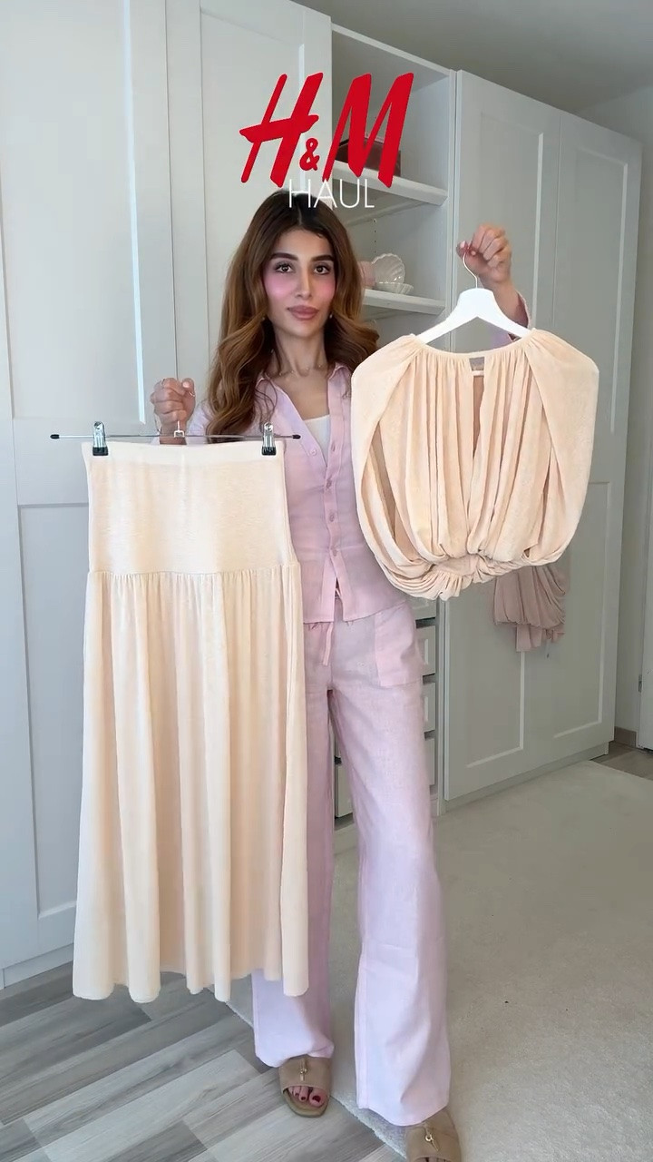 Hm haul 🫶🏼 girls i found this beautifull set!! It’s perfect for the summer or even if you have a special occasion !! Link is on my story + my hm highlights on my profile🫶🏼❤️ #hm #hmhaul #summerfashion #modestfashion #modest

#LTKsummer #LTKpartywear #LTKsale
