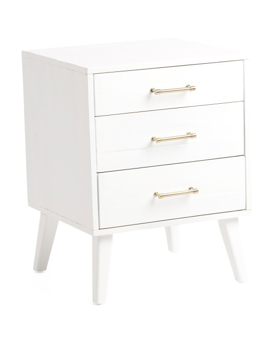 3 Drawer Side Table | TJ Maxx