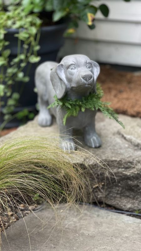 I couldn’t resist. These dogs are too cute and under $35! 

At Home Stores, outdoor decor, garden planter, gardening, landscaping, Amazon, faux florals, artificial ferns 

#LTKSeasonal #LTKhome #LTKFind