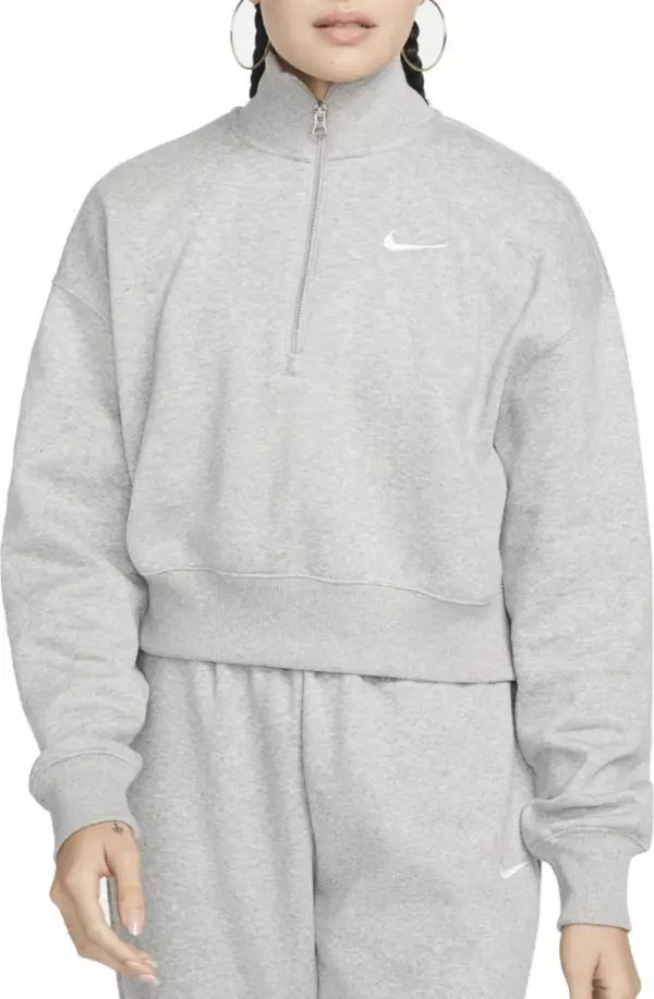 Nike Women's Sportswear Phoenix 1/4 Zip Fleece Pullover | Dick's Sporting Goods | Dick's Sporting Goods