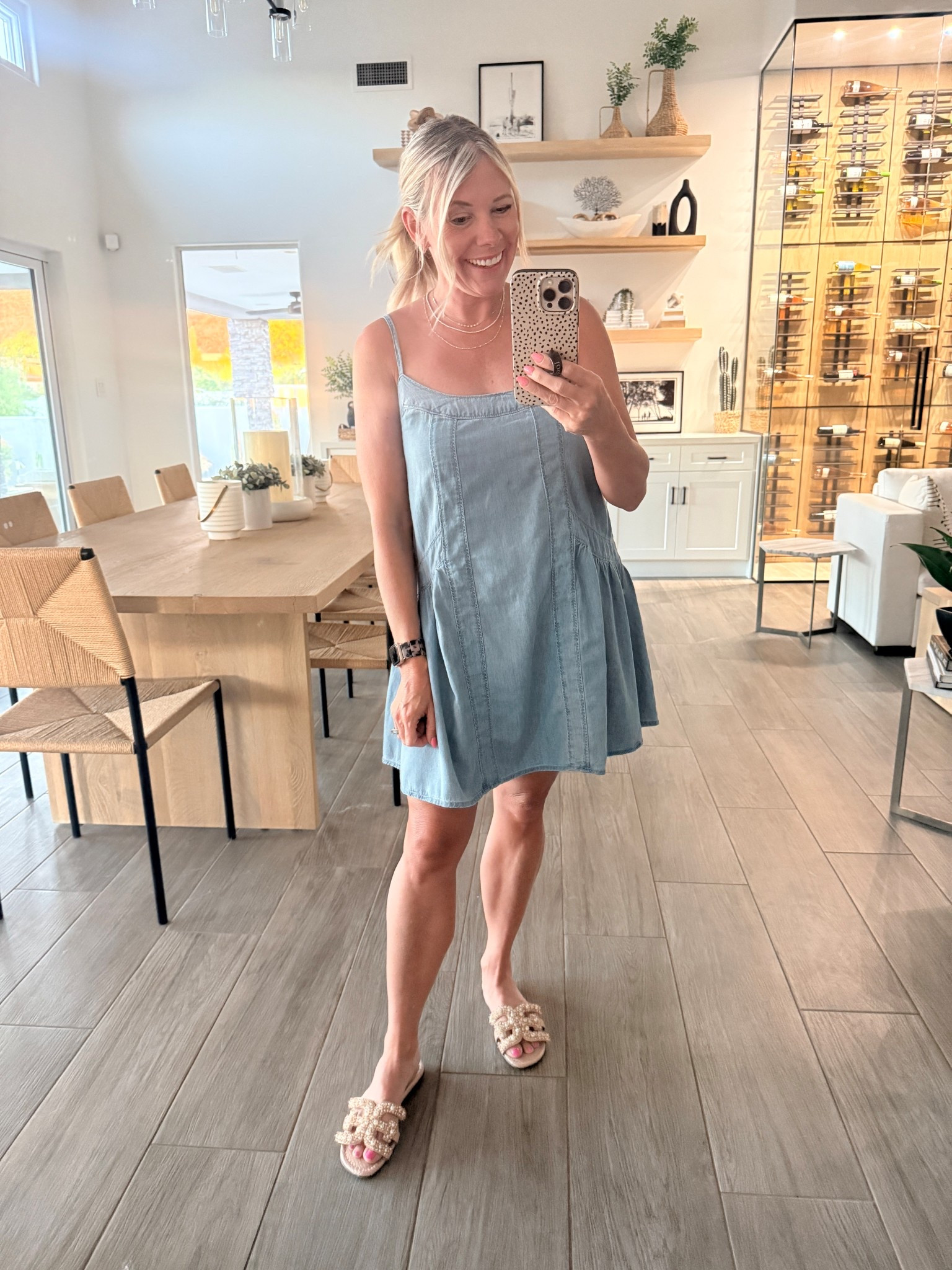 Size small denim dress 

#LTKootd #LTKmomlife #LTKOver40