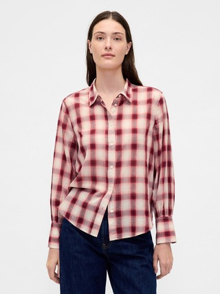 Voile Plaid Shirt | Gap (US)