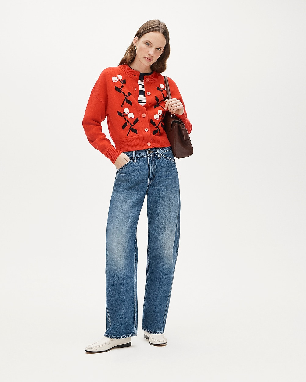 Petite Zoe barrel-leg jean | J. Crew US