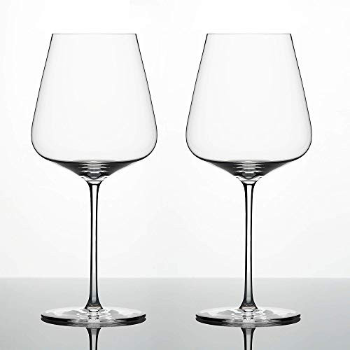 Zalto Bordeaux Glass – Hand-Blown European Crystal Stemware for Full-Bodied Red Wines – Austrian Craftsmanship, 9.1″ Tall, 4.3″ Wide Bowl, Lead-free & Dishwasher-Safe - Wine Gift Set of 2 | Amazon (US)
