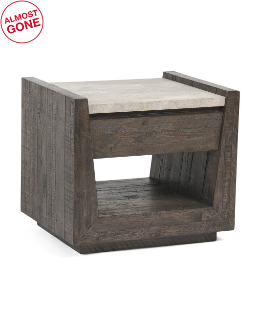 26x23 Tori Wood End Table | TJ Maxx