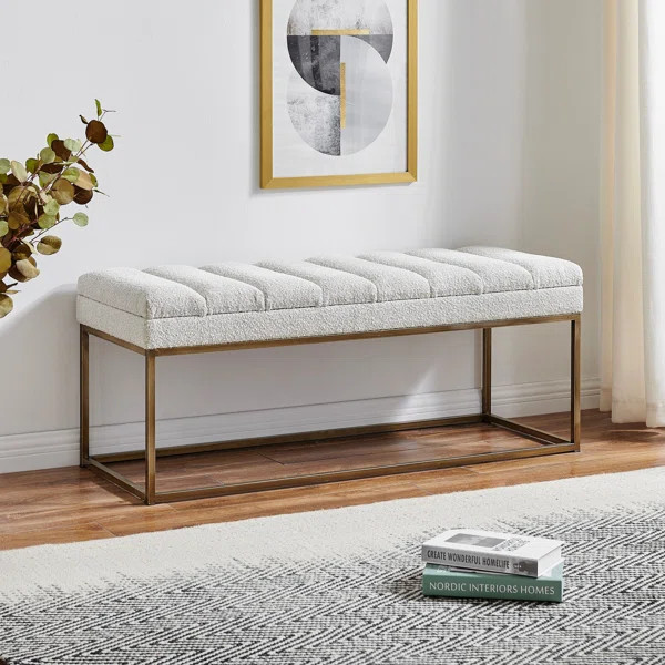 Georgenia Upholstered Bench | Wayfair North America