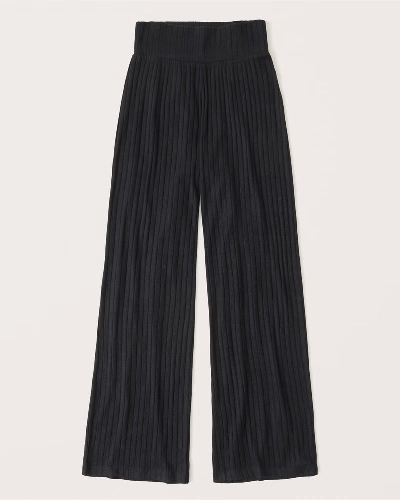 Cozy Wide Leg Pants | Abercrombie & Fitch (US)