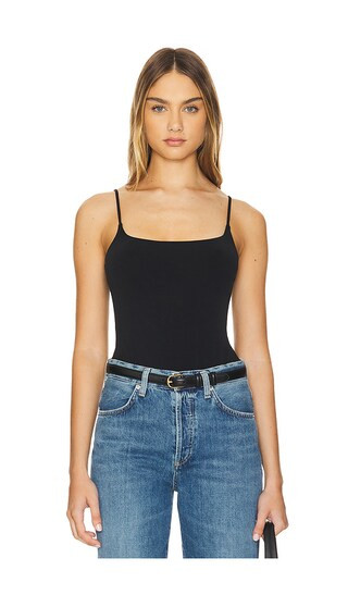 Rhett Cami Bodysuit in Noir | Revolve Clothing (Global)