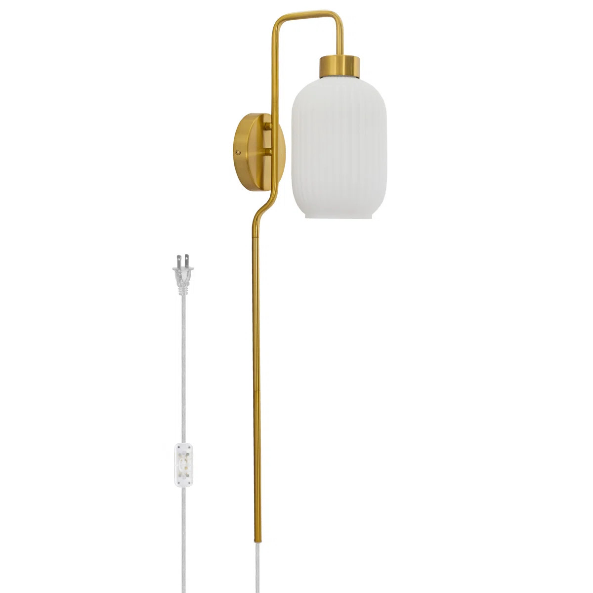 Gracieleigh Iron Plug-in Armed Sconce | Wayfair North America