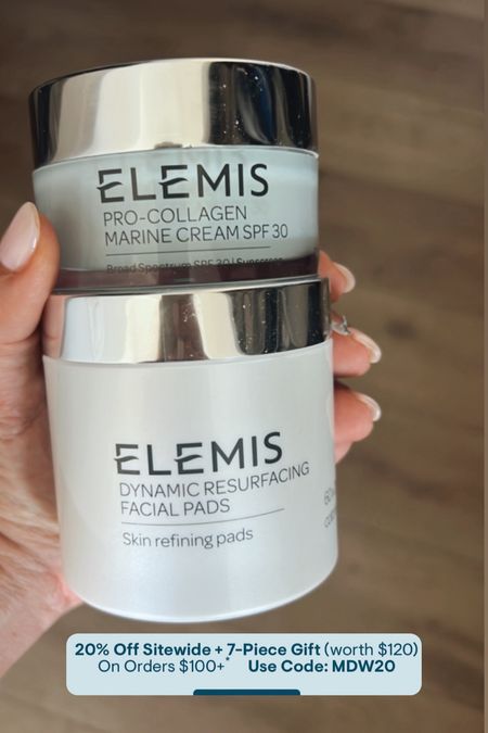 Elemis Memorial Day Sale
20% off sitewide, skincare favorites, resurfacing facial pads, pro collagen marine cream

#LTKsalealert #LTKbeauty #LTKover40