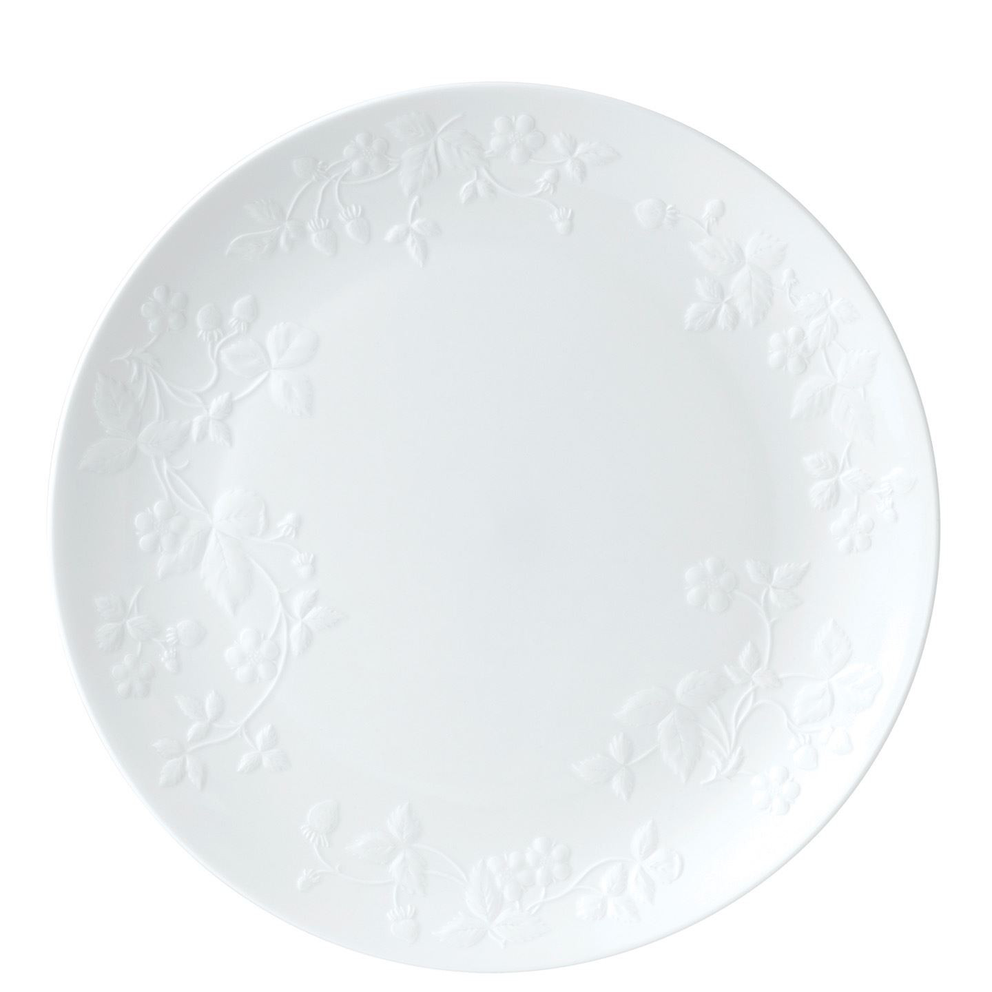 Wild Strawberry White Dinner Plate 10in | Wedgwood | Wedgwood