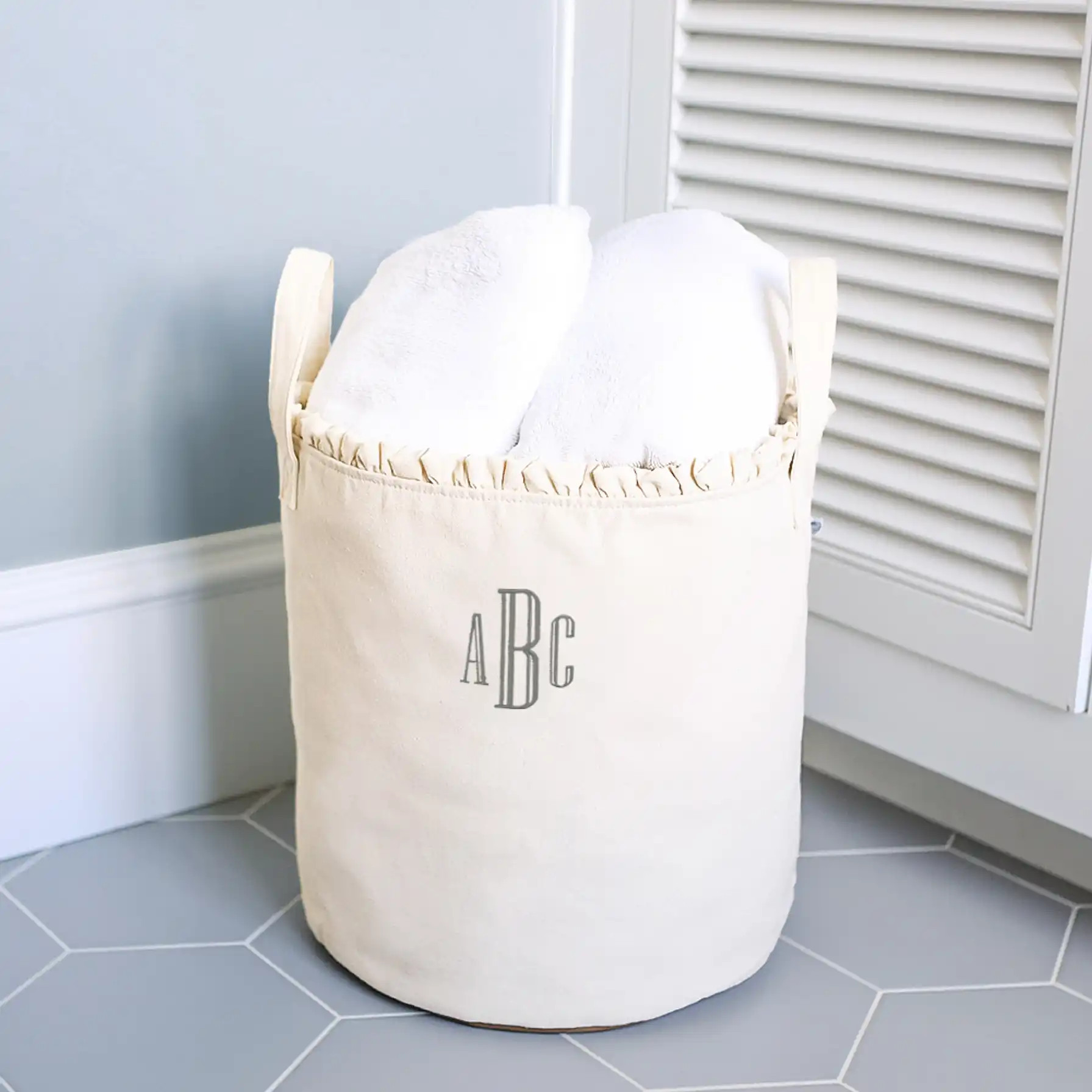 Monogrammed Storage Basket | Marleylilly