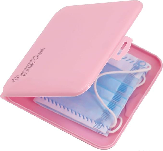 Mask Storage Case Portable Mask Case Masks Organizer for Recyclable, Dust Mask Storage Box for Po... | Amazon (US)