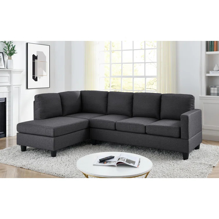 Karina-Louise 2 - Piece Upholstered Chaise Sectional | Wayfair North America