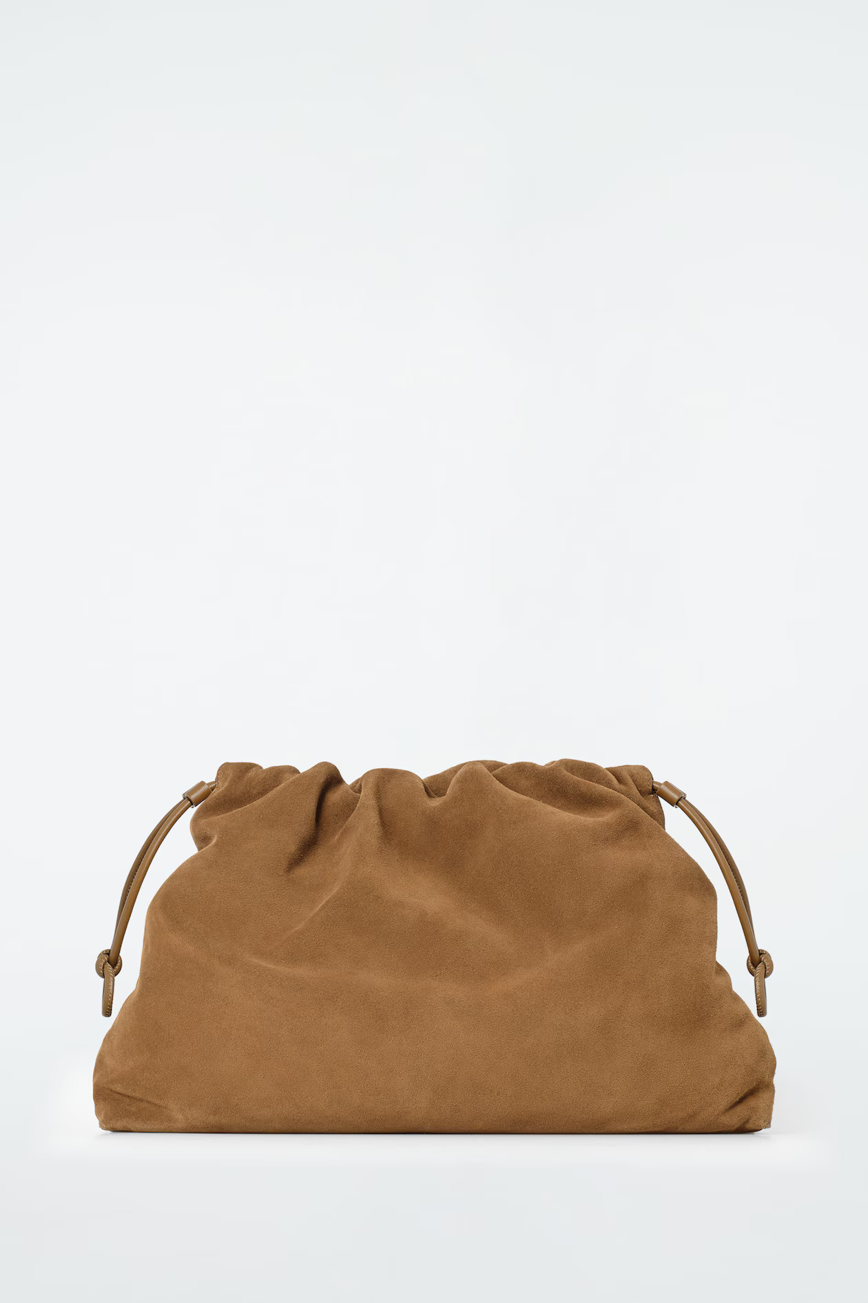 CAVATELLI CLUTCH BAG - SUEDE - BROWN | COS (EU)