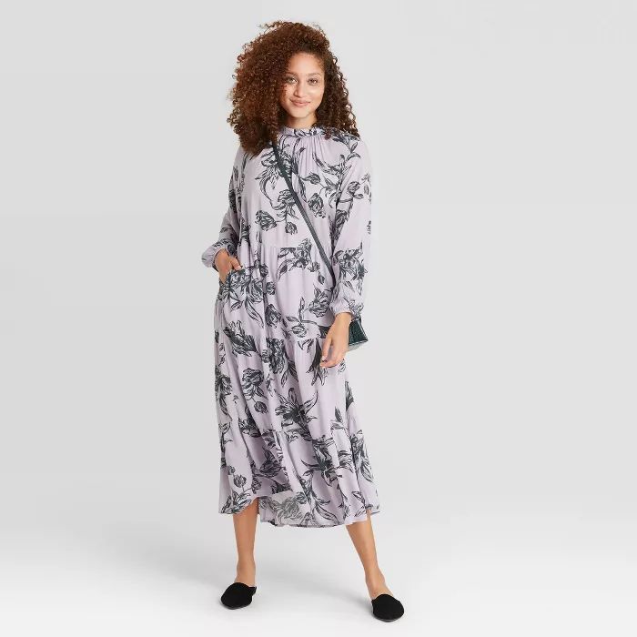 Women's Long Sleeve Tiered Dress - A New Day™ | Target