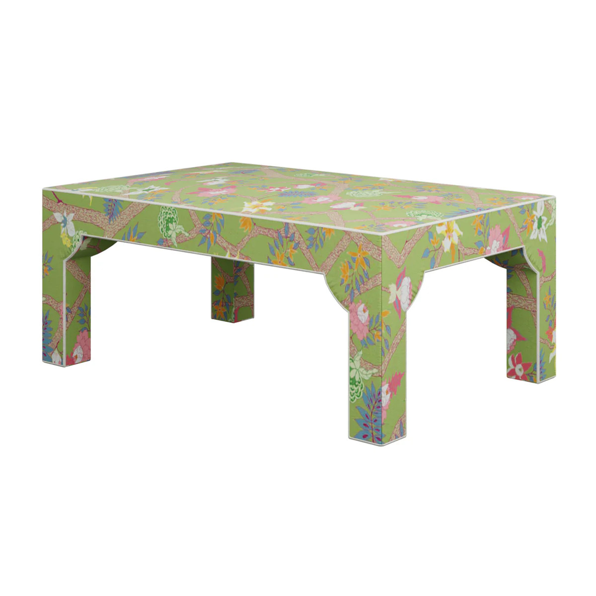 Custom Fritz Cocktail Ottoman | Coffee Table Ottoman | Scout Design Studio