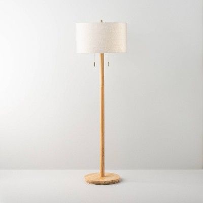 Light Wood Floor Lamp (Includes LED Light Bulb) - Hearth & Hand™ with Magnolia | Target