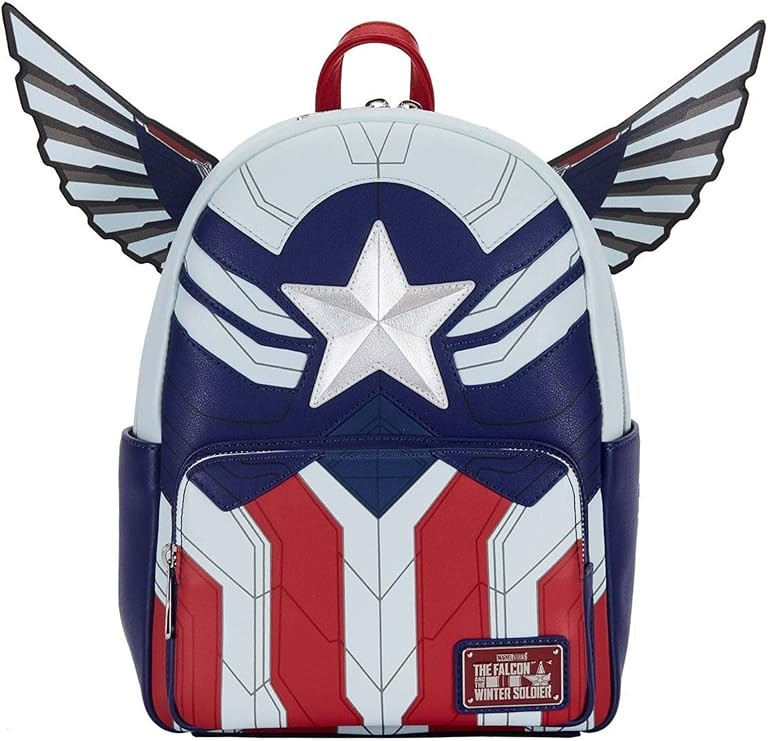 Loungefly Marvel Falcon Captain America Cosplay Mini Backpack | Amazon (US)