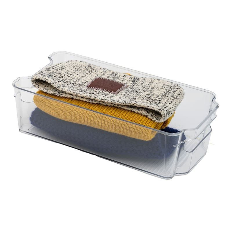 Clear Closet Storage Bin, 12.5x6.25 | At Home
