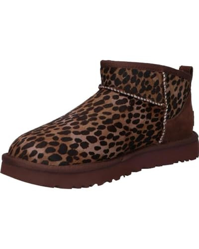 UGG Women's Classic Ultra Mini Caspian Boot, Burnt Cedar, 7 | Amazon (US)