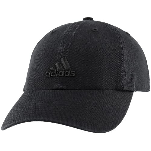 adidas Women's Saturday Baseball Cap – Adjustable Cotton Hat, Athletic Relaxed Fit, Black/1.0, OSFA | Amazon (US)