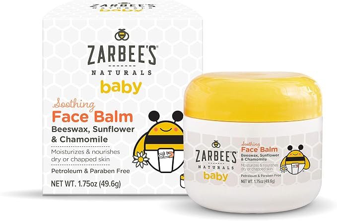 Zarbee's Naturals Baby Soothing Face Balm, Beeswax, Chamomile, 1.75 Ounce | Amazon (US)