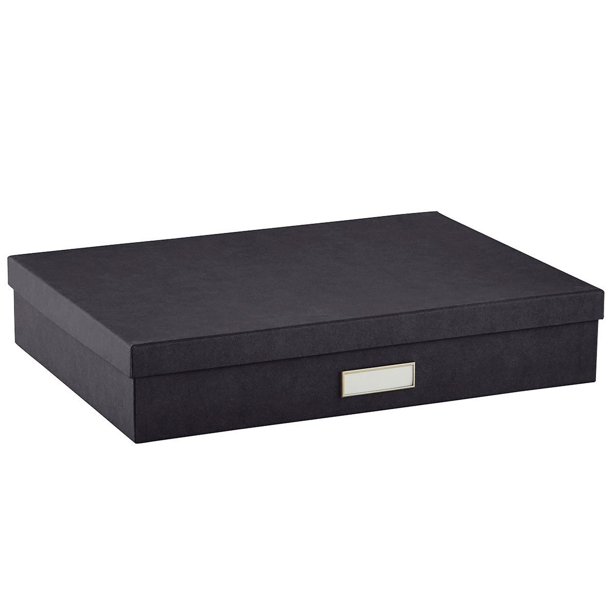 Bigso Graphite Stockholm Office Storage Boxes | The Container Store